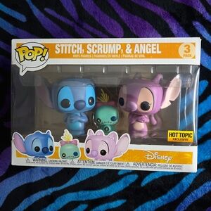 Stitch Scrump & Angel 3pk Funko Pop